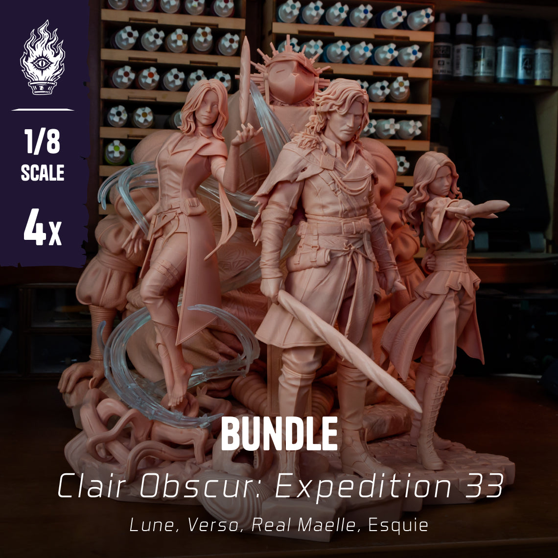 Verso, Lune, Real Maelle, Esquie Bundle - Clair Obscur: Expedition 33