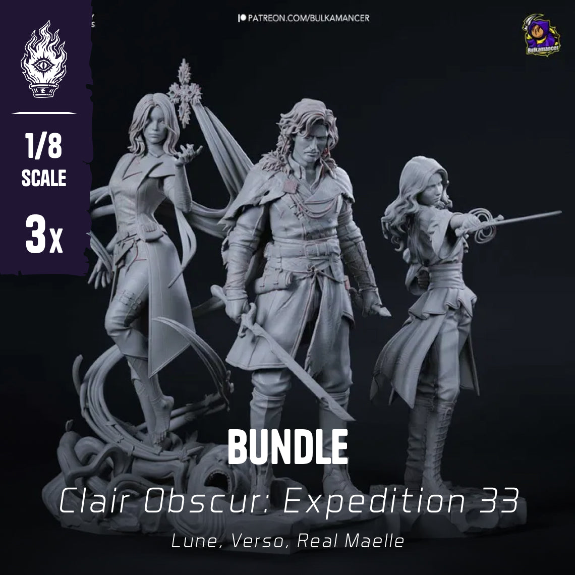 Verso, Lune, Real Maelle Bundle - Clair Obscur: Expedition 33