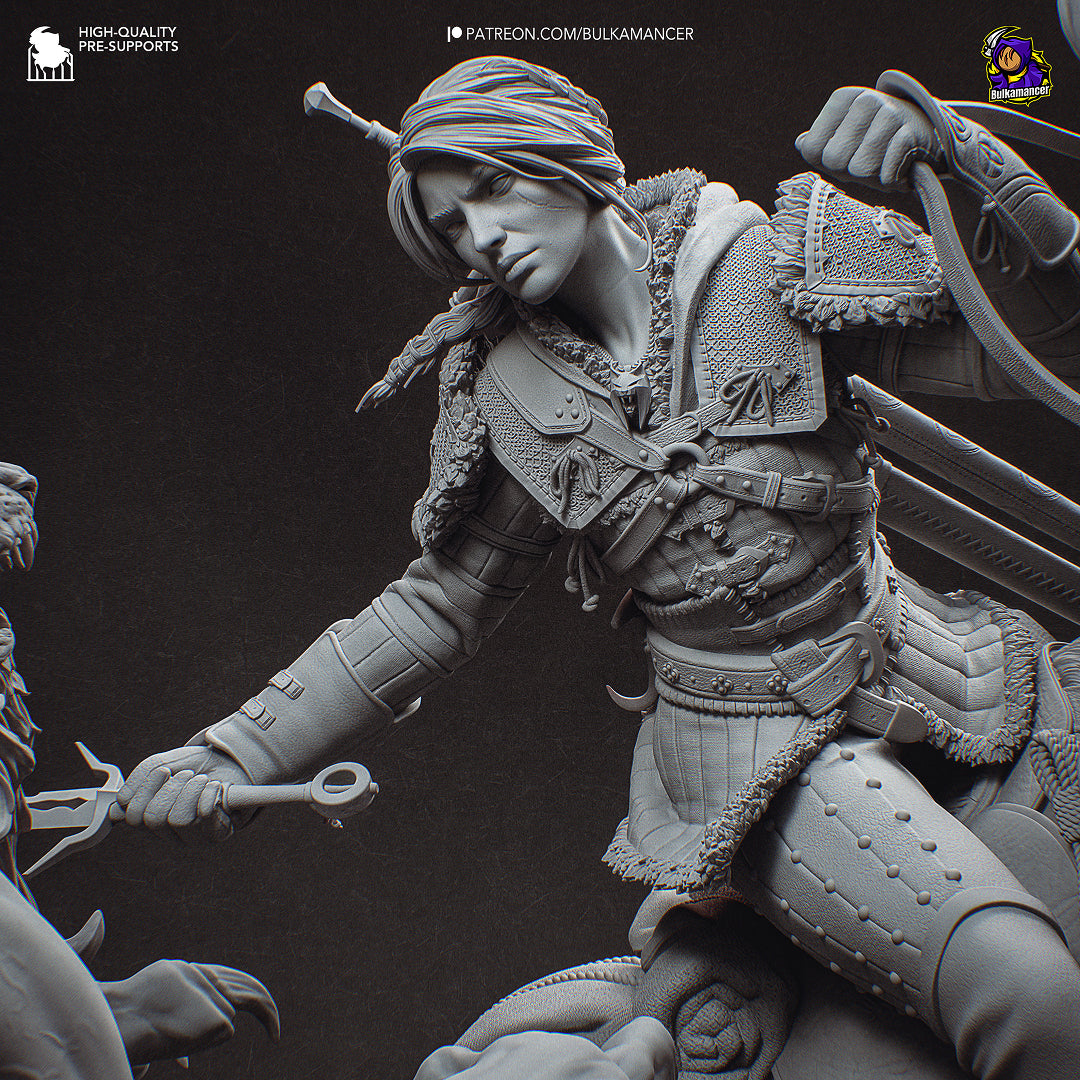 Ciri vs Manticore - The Witcher 4