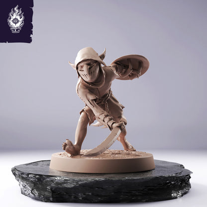 Goblin Sword and Shield - Cliffside Orcs