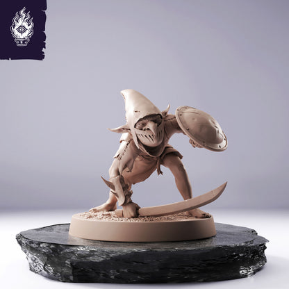 Goblin Sword and Shield - Cliffside Orcs