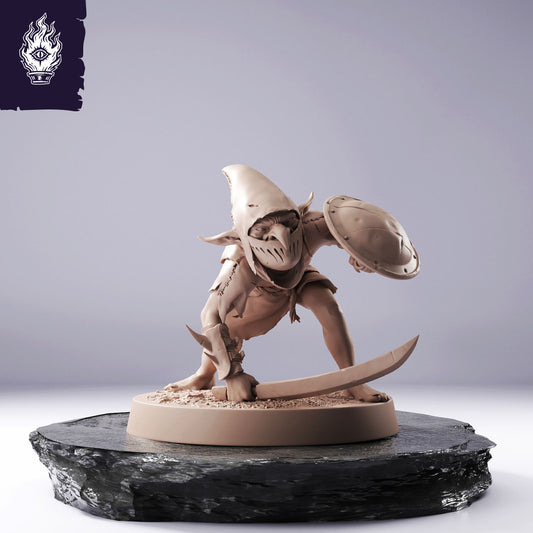 Goblin Sword and Shield - Cliffside Orcs