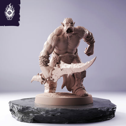 Orc Warrior - The Fortress of Malakar - Red Dawn