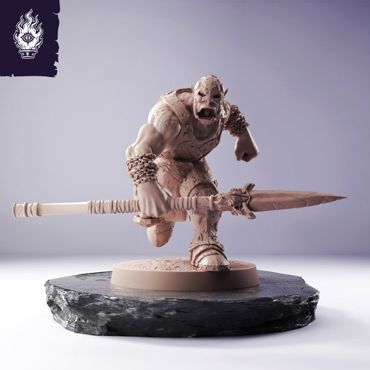 Orc Warrior - The Fortress of Malakar - Red Dawn