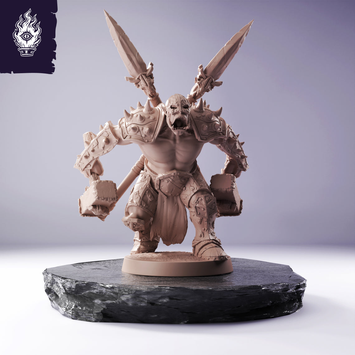 Orc Warrior - The Fortress of Malakar - Red Dawn