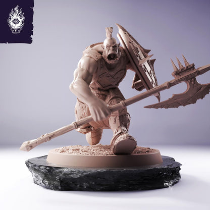 Orc Infantry Spear Shield - Cliffside Orcs