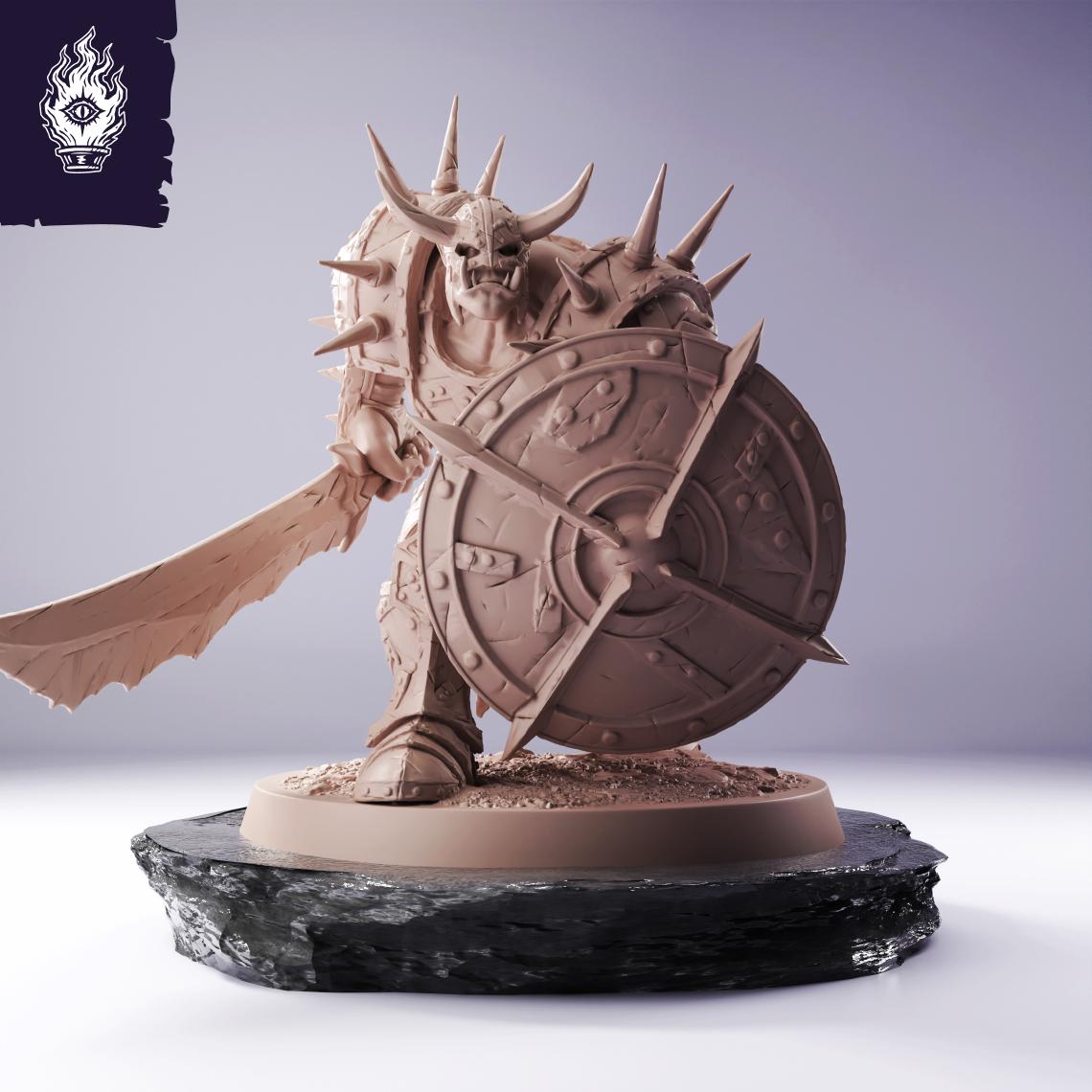 Orc Infantry Sword Shield - Cliffside Orcs