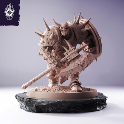 Orc Brutal Axe Shield - Cliffside Orcs