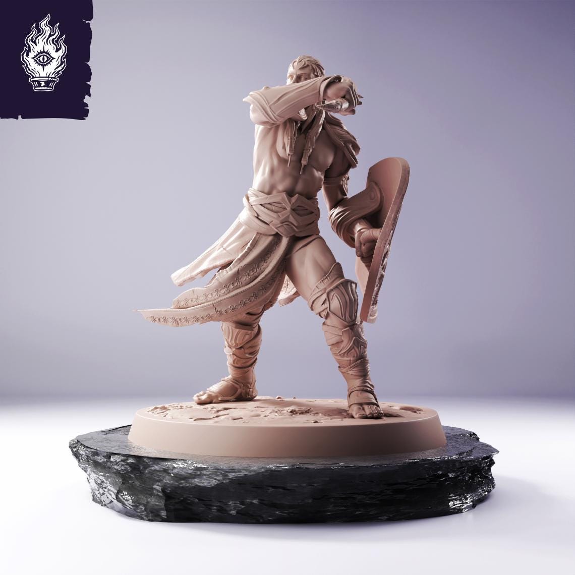 Dark Elf Sword Shield - Deepwood Hollow