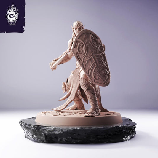 Dark Elf Sword Shield - Deepwood Hollow