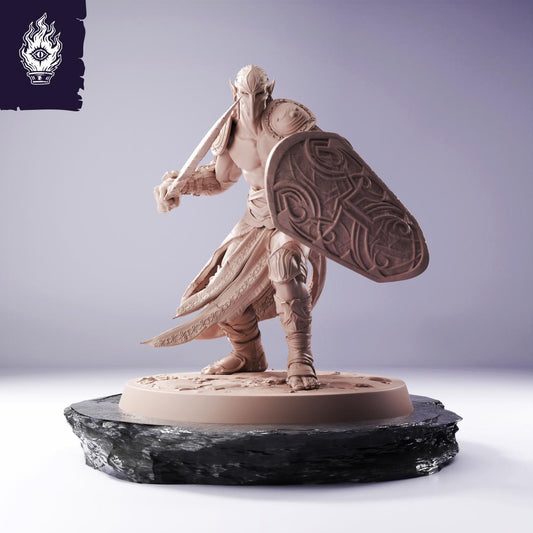 Dark Elf Sword Shield - Deepwood Hollow