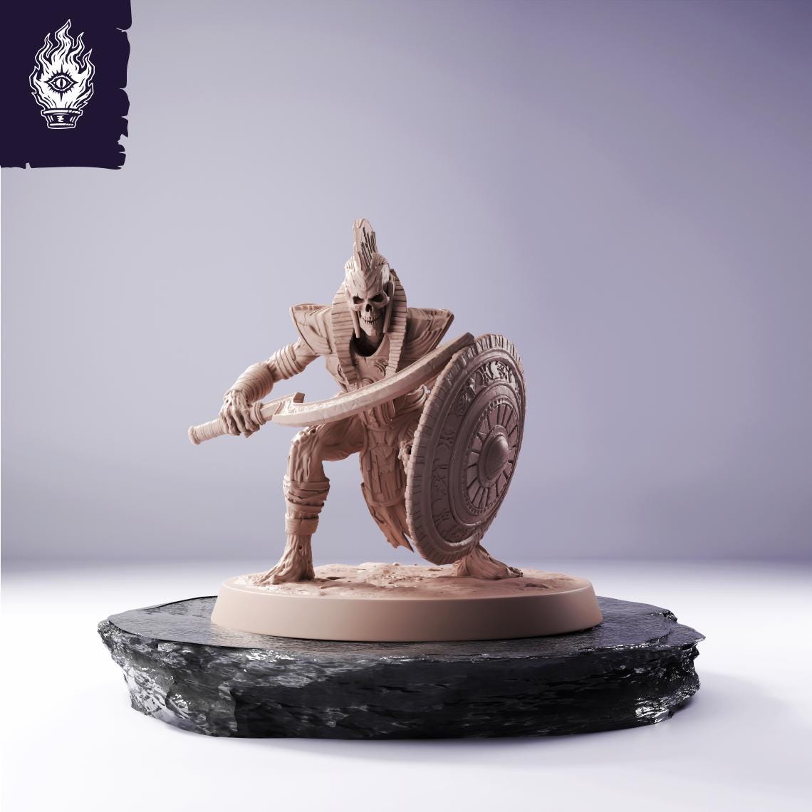 Undead Sword Shield - Sandals of the Fallen Dynasty