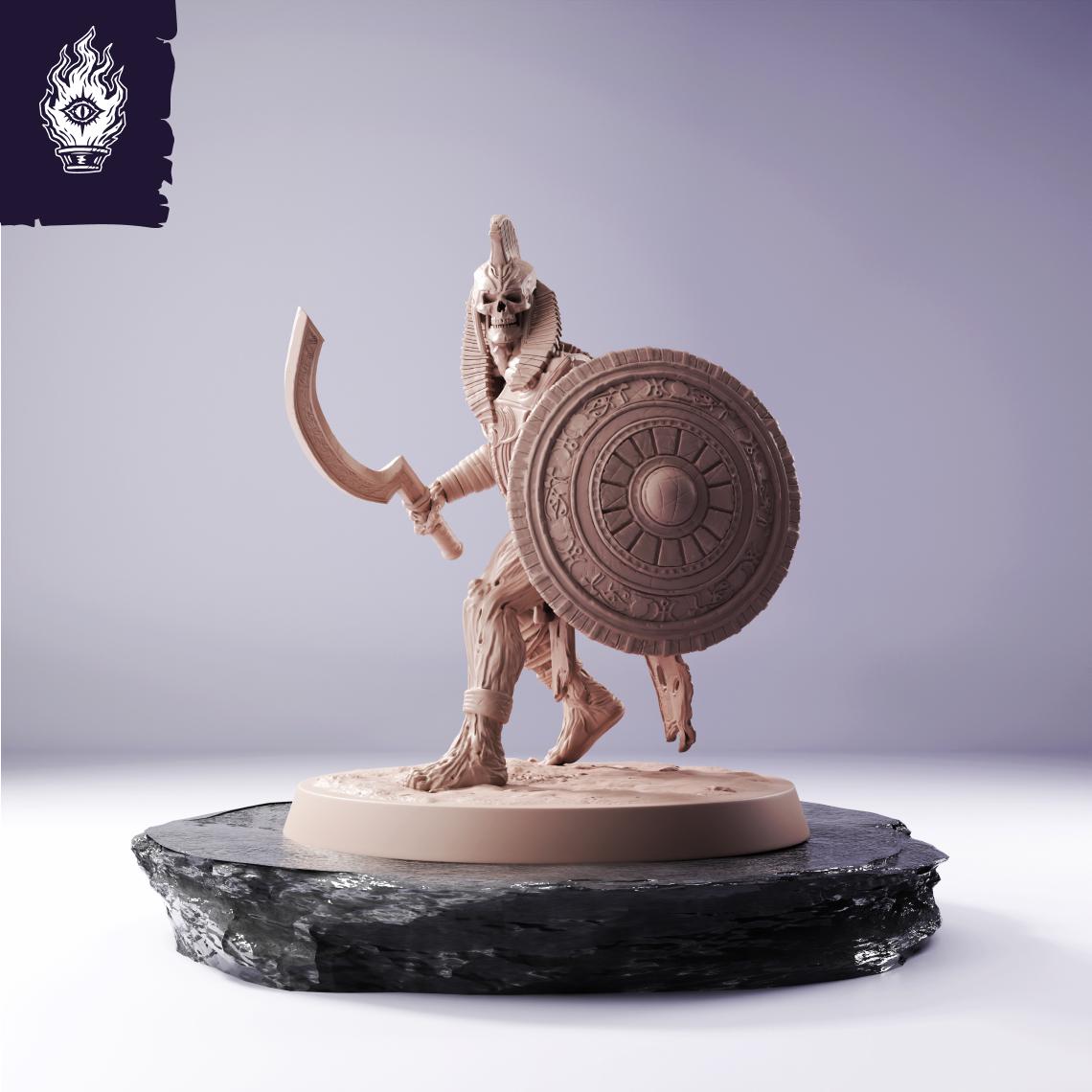 Undead Sword Shield - Sandals of the Fallen Dynasty