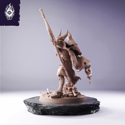 Cathedral Huntsman Bow Resin Miniature | 3D Printed Unpainted Tabletop RPG Mini | 25-100mm