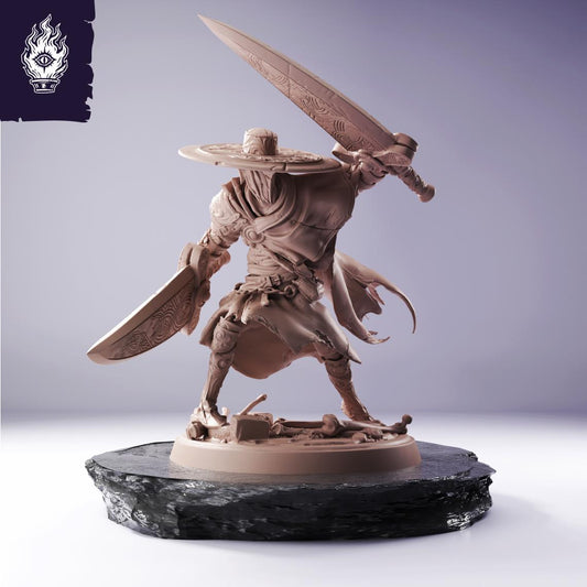 Cathedral Huntsman Dual Sword - Cathedral of Broken Crowns