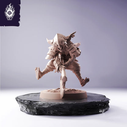 Goblin Axe Resin Miniature | 3D Printed Unpainted Tabletop RPG Mini | 25-100mm