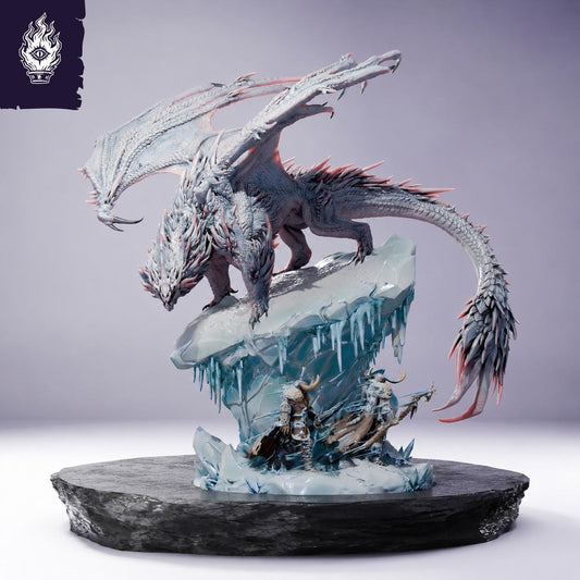 Ancient White Dragon Elder - Duskhelm