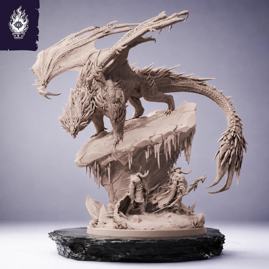 Ancient White Dragon Elder - Duskhelm