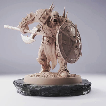 Orc Infantry Spear Shield - Cliffside Orcs