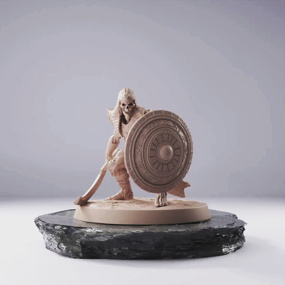 Undead Sword Shield - Sandals of the Fallen Dynasty