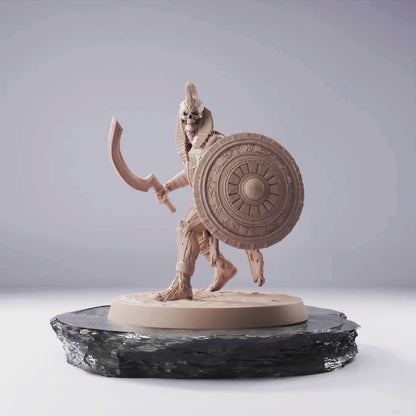 Undead Sword Shield - Sandals of the Fallen Dynasty