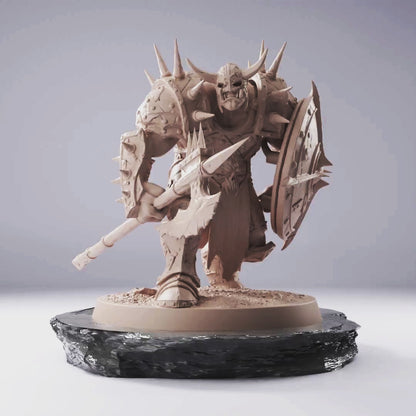 Orc Infantry Spear Shield - Cliffside Orcs