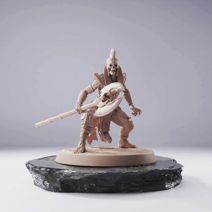 Undead Halberd - Sandals of the Fallen Dynasty