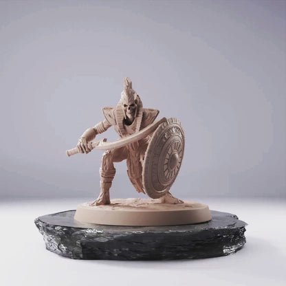 Undead Sword Shield - Sandals of the Fallen Dynasty