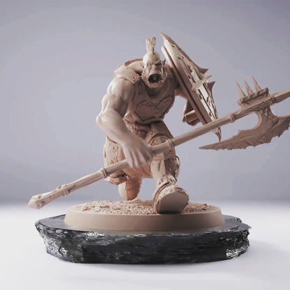 Orc Infantry Spear Shield - Cliffside Orcs