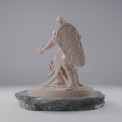 Dark Elf Sword Shield - Deepwood Hollow