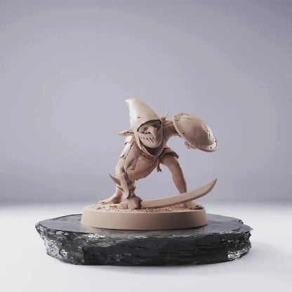 Goblin Sword and Shield - Cliffside Orcs